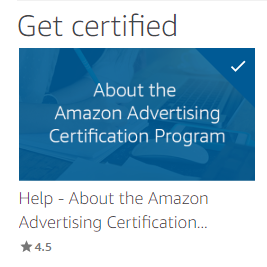 Get certified